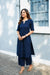 Suji Navy Blue Co - Ords ( Set of 2 )
