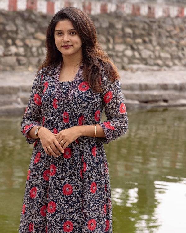 Red Floral Vine Dress (PR)