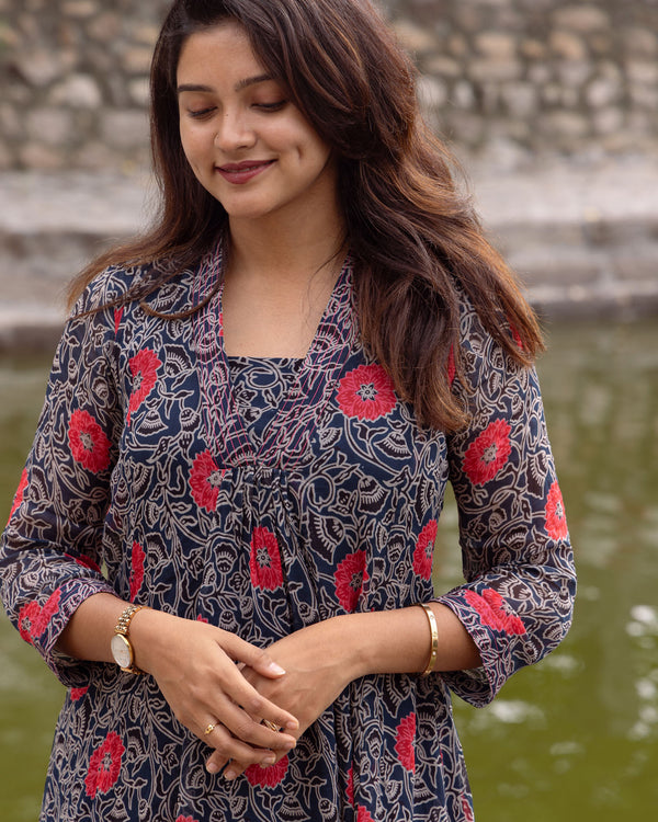 Red Floral Vine Dress (PR)