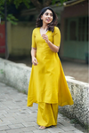 Nandhitha Yellow Kurta Set