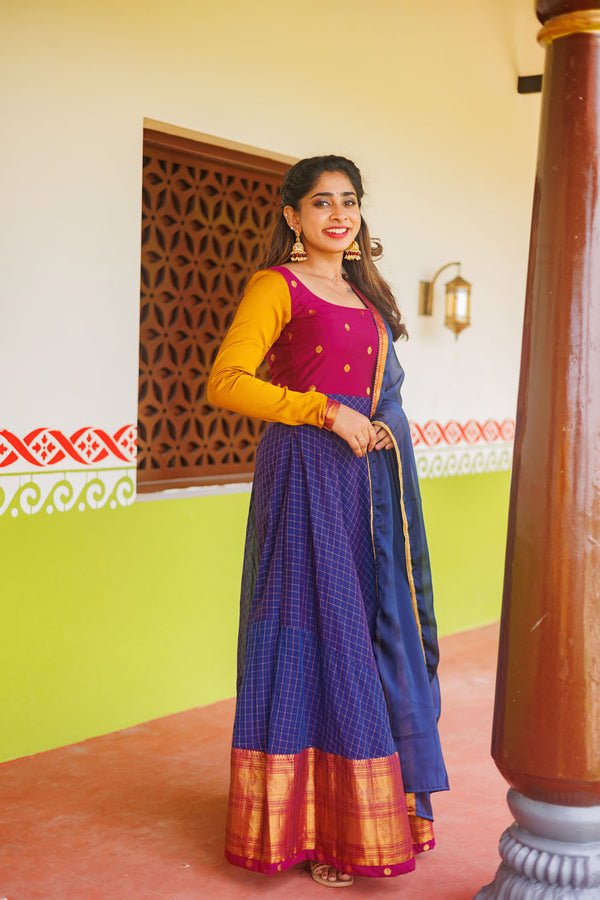 Inbha Blue with Magenta Mom & Me