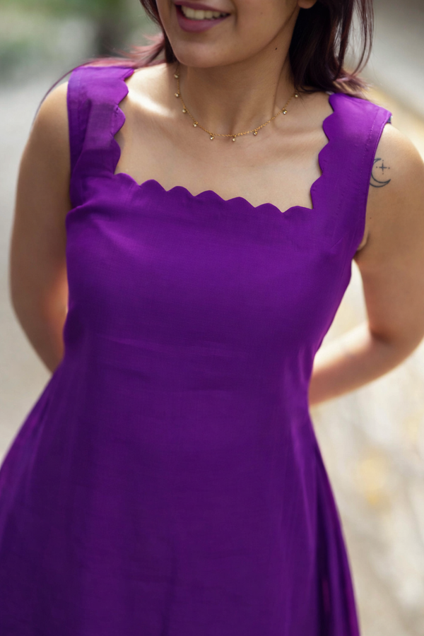 Aarna Violet Kurta Set (Set of 2)