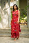 Manya Red Floral Co - Ords (Set of 2)