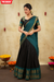Maanvi Black Halfsaree (Set of 3 )-Unstitched