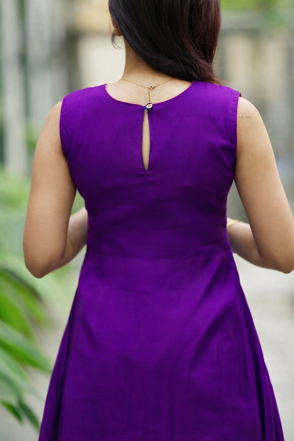 Nandhitha Violet Kurta Set ( Set of 2)