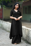 Nandhitha Black Kurta Set ( Set of 2)