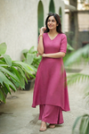 Nandhitha Pink Kurta Set ( Set of 2)