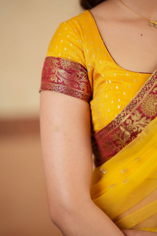 Rithanya Yellow Halfsaree (Set of 3)
