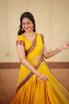 Rithanya Yellow Halfsaree (Set of 3)