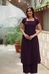 Aarna Wine Kurta Set (Set of 2)