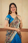 Yuvika Blue Halfsaree (Set of 3)