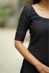 Raha Black Kurti Set (Set of 2)