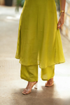 Aarna Lime Green Kurta Set (Set of 2)
