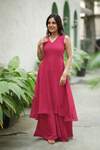 Nandhitha Rose Pink Kurta Set ( Set of 2)
