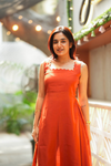 Aarna Rust Orange Kurta Set (Set of 2)