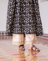 Black Fish Print Kurta (PR)