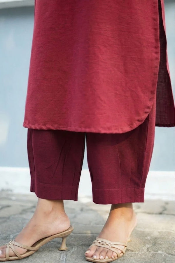 Suji Maroon Co - Ords ( Set of 2 )
