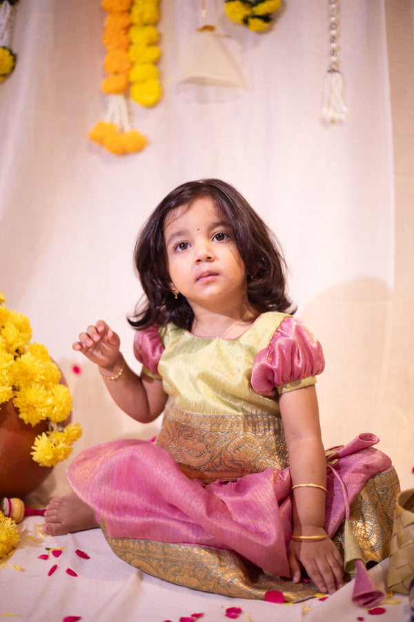 IMD - Nidhi Pink with Green Mini