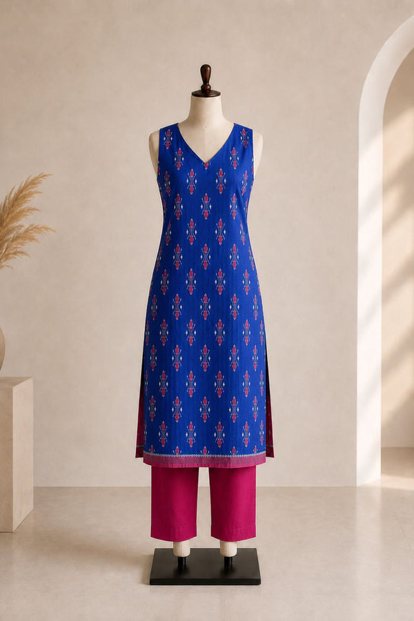 Rithika Blue Kurti Set