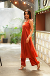 Aarna Rust Orange Kurta Set (Set of 2)