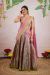 Nethra Green Halfsaree (Set of 3)
