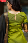 Prisha Olive Green Kurti Set (Set of 2)