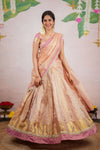 Tanisha Gold Halfsaree (Set of 3)