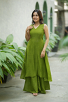 Nandhitha Green Kurta Set ( Set of 2)