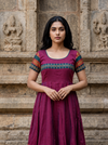 Charvi Magenta Narayanpet Dress