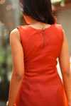 Aarna Rust Orange Kurta Set (Set of 2)