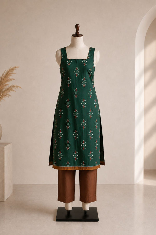 Rithika Green Kurti Set