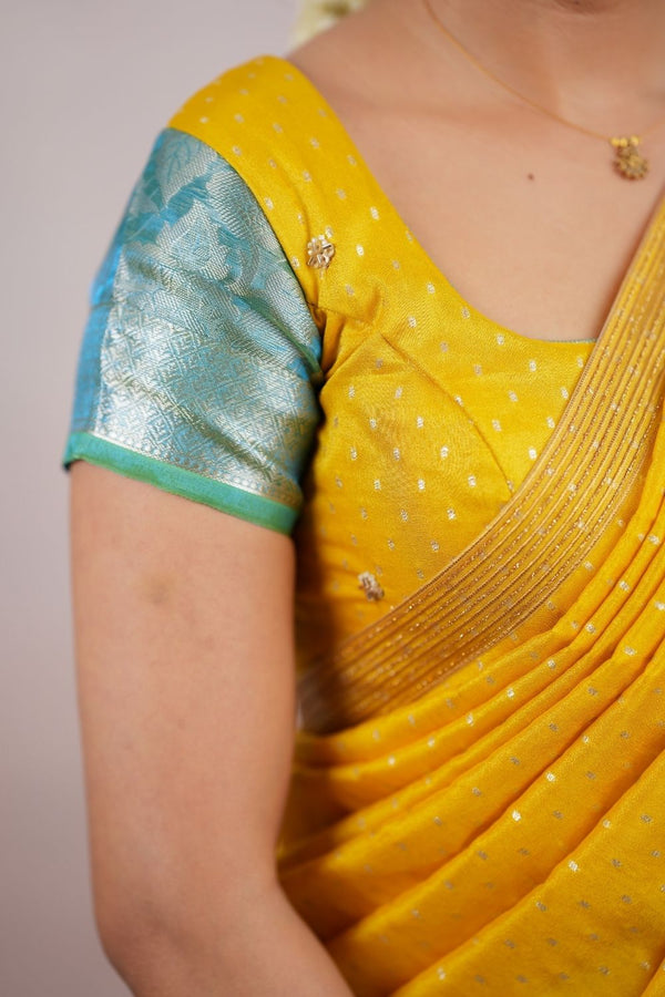 Nethra Aqua Blue Halfsaree (Set of 3)