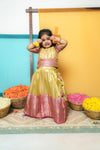 Aadhya Yellow & Pink Mom & Me