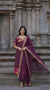 Aadhira Wine Chettinad Cotton Kurti Set ( Set of 2 )