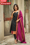 Black Kurti Set for Women (Set of 2)