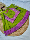 Anusha Green & Magenta Mini
