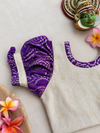 Hamsa Ivory with Violet Frock Mini