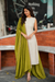 Chinmayi Ivory with Green Kurti (Set of 2)