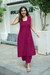 Oviya Deep Magenta Co - Ords ( Set of 2 )