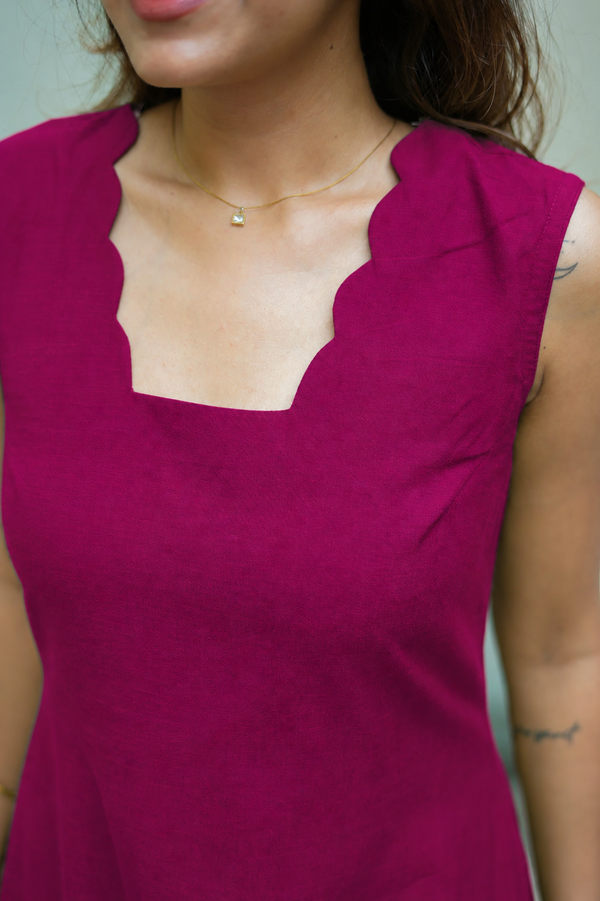 Oviya Deep Magenta Co - Ords ( Set of 2 )