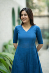 Nandhitha Teal Kurta Set ( Set of 2)