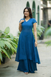 Nandhitha Teal Kurta Set ( Set of 2)
