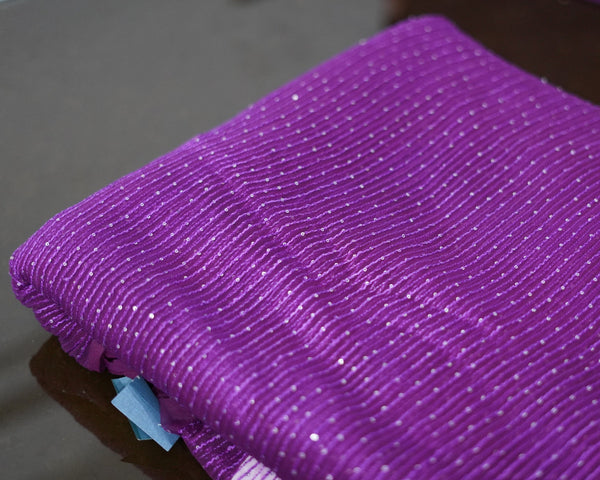 Violet Net Sequins