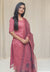 GRG - Kira Light Rustic Red Chanderi (kurti only) - XS only