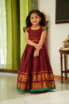 Riddhi Maroon Frock Mini