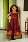 Riddhi Maroon Frock Mini