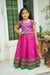 Navya Magenta Lehenga Mini (Set of 2)