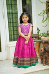 Navya Magenta Lehenga Mini (Set of 2)