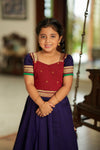 Nithila Violet Lehenga Mini (Set of 2)