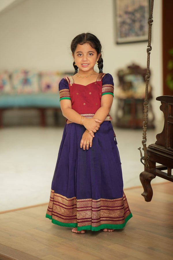 Nithila Violet Lehenga Mini (Set of 2)